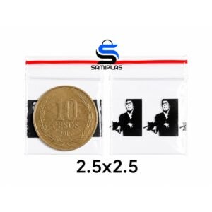 Bolsas  ziploc  zipper  SCARFACE 2.5x2.5  mini paquetes de 1.000 unidades